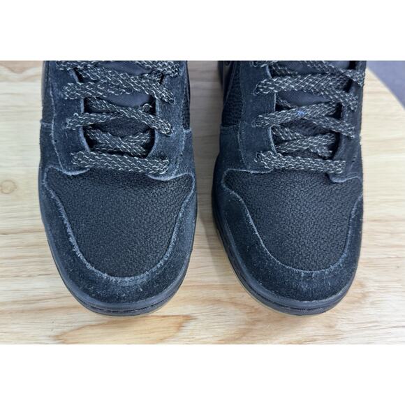 Women’s Nike Dunk Sky Hi Essential Size 7 US Black Gum Hidden Wedge 644877-006 - Picture 6 of 11